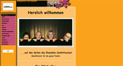 Desktop Screenshot of confettissimo.de